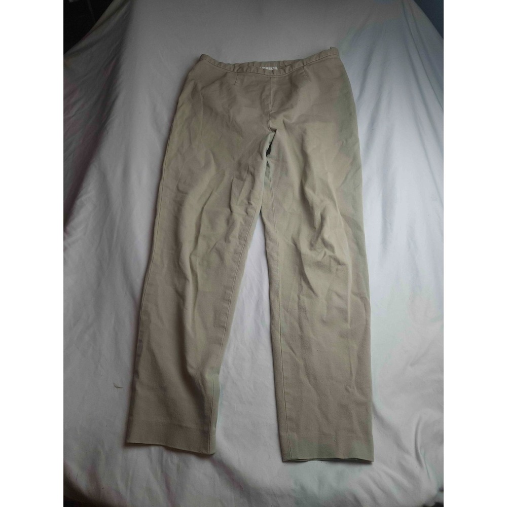 Vtg 90s Petite Sophisticate Stretch Pants Womens 12 Preppy Chic Hipster Workwear